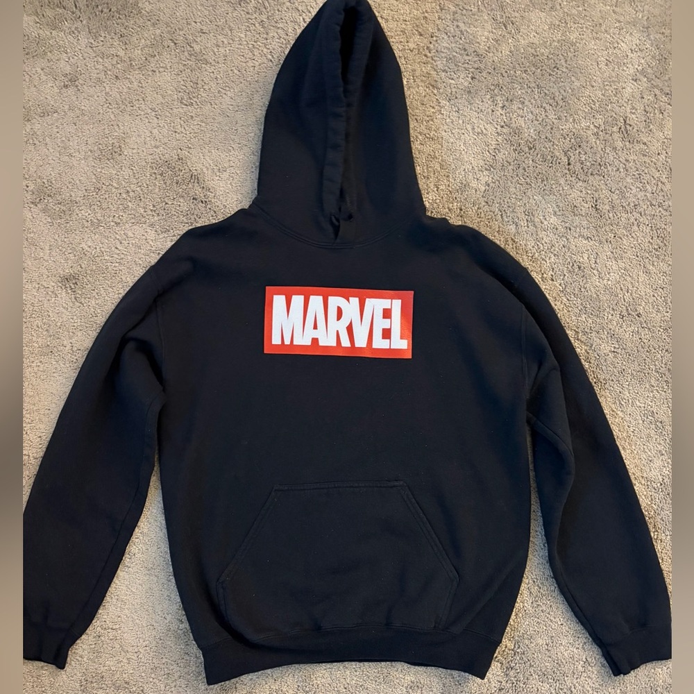 Marvel Black Hoodie for Men